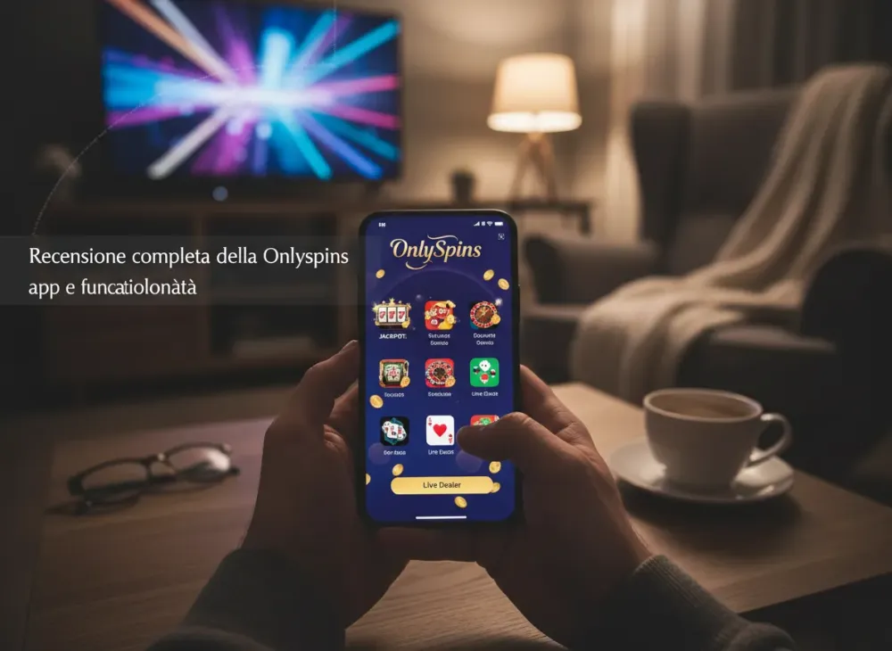 Recensione completa della Onlyspins app e funzionalità